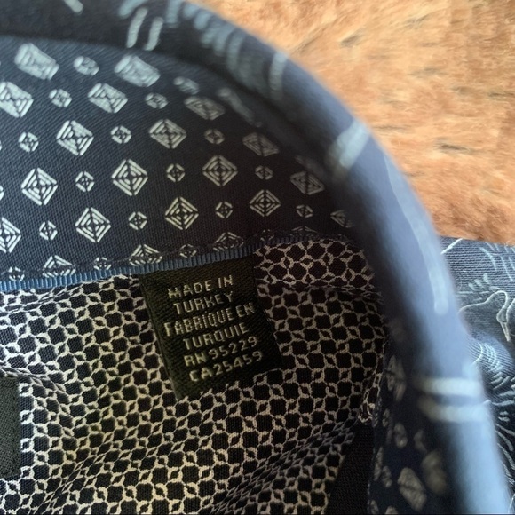 Ted Baker Twinkel Bird Print Shirt Navy - Picture 8 of 12